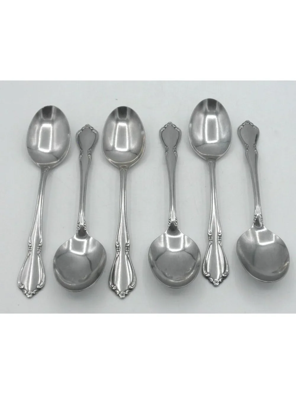Chateau Stainless (glossy) by Oneida 6-7/8 Inch Place Spoons Set of 6 OHSCHAT